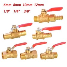 Ball Valve 1/8" 1/4" 3/8" Bsp Male × Female Air Compressor Hose Mini Ball Valve