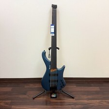 Ibanez EHB1005F-AOM Arctic Ocean 5string Bass Headless Blue w/Gigbag New