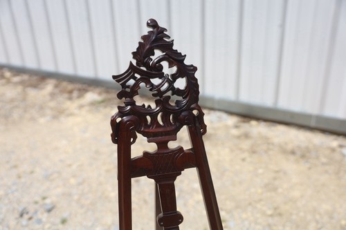 Ornate folding wooden display - folding,