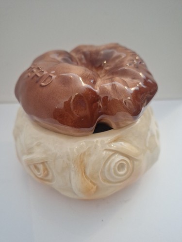 Sylvac bread sauce face pot - bread,