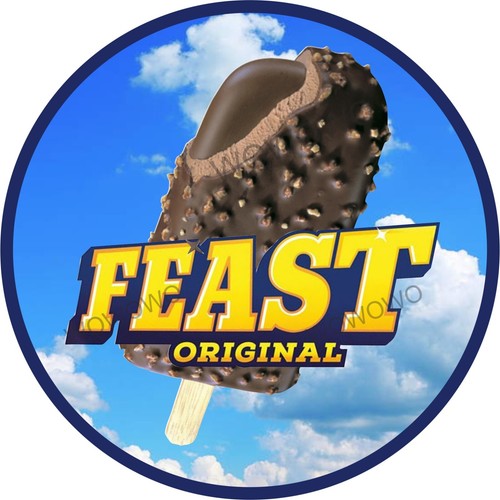 Ice cream van sticker feast - cream,