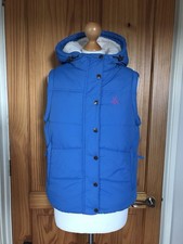 Lazy Jacks Turquoise Blue Fleece Lined Gilet - Size S UK10