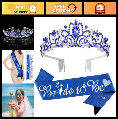 Bridal shower sash crown kit - bridal,