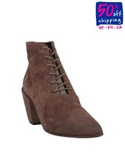 RRP€785 MARSELL Suede Ankle Boots US7 UK4 EU37 Worn Look Heel Made in Italy