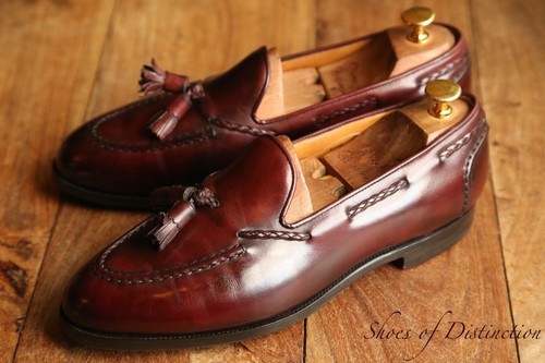 Edward green burgundy leather - green,