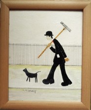 L.S. Lowry After Oil On Board