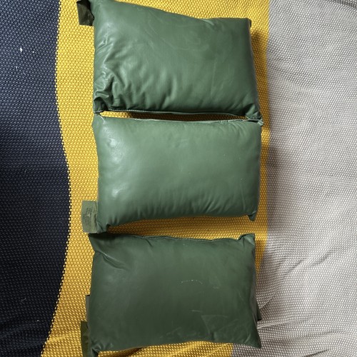 Three army issue pillow bed - three,
