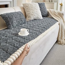 Thick Warm Plush Sofa Slip