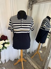 Men’s Blue Striped Polo