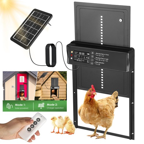Solar automatic chicken coop - automatic,