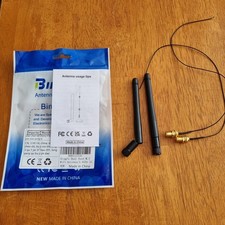 2 pcs 2.4G 4G RP-SMA Male 11CM Wifi Antenna Dual‑Band Wireless Antenna Home