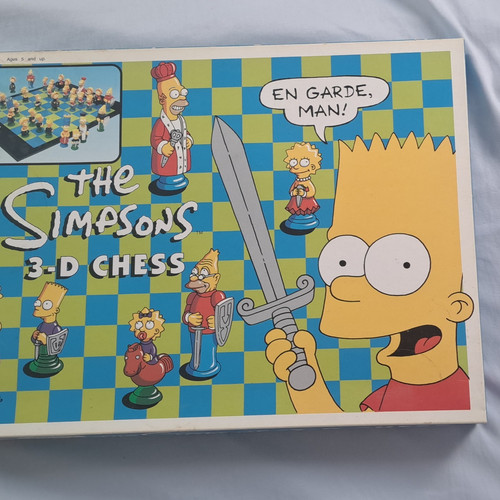The simpsons chess set with - simpsons,