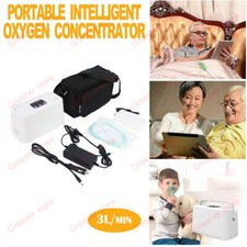 3L/min Portable Oxygen Air Flow 32.5% Purifier Machine Battery Bag Car Trip UK