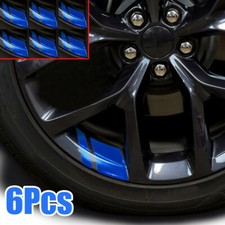 6Pcs Blue Reflective Auto Car