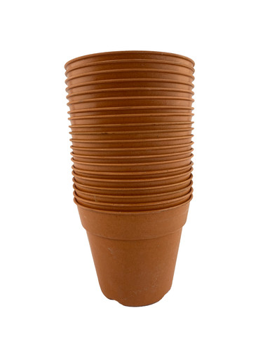 Plant pots terracotta bamboo - pots,