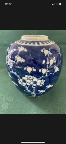 Vintage chinese blue white - chinese,