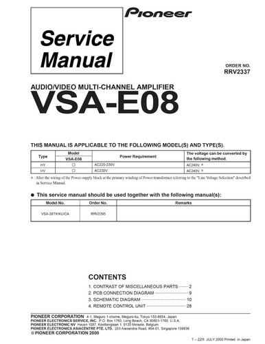 Service manual guide - service,