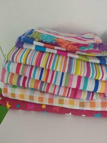 Mixed colourful fabric - colourful,