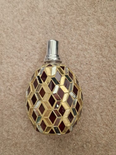 Mosaic glass oil lamp red - glass,
