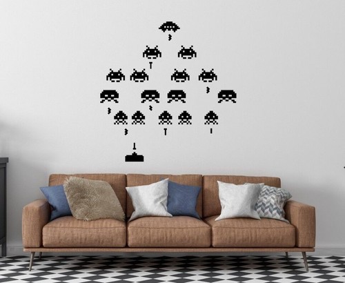 Space invaders 8bit - invaders, inspired