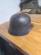 Ww2 m40 German Helmet  Beaded
