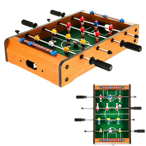 Wooden mini foosball table - foosball,