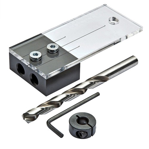 Dowel drilling jig - jig, kit