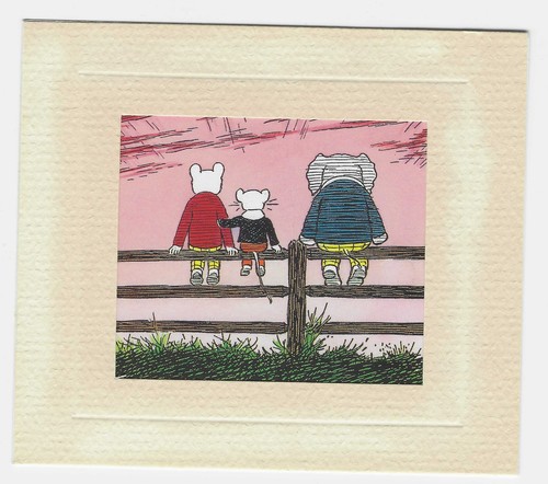 Vintage rupert bear mounted - rupert,