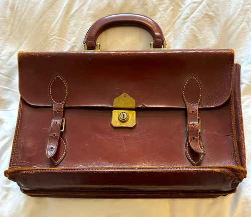 Vintage brown leather - vintage,