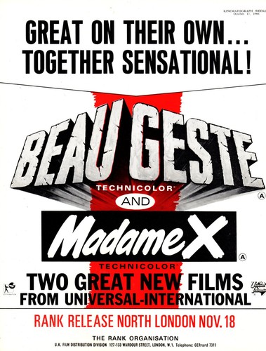 Beau geste madame - x, 1966