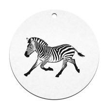 2 x 70mm 'Running Zebra' Flat