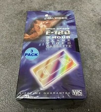 Pack of 3 Mr Video VHS  E-180