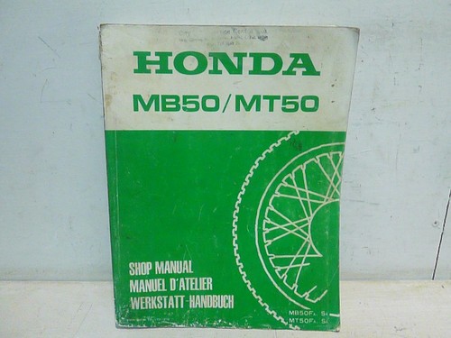 Honda mb50 mt50 workshop - honda,