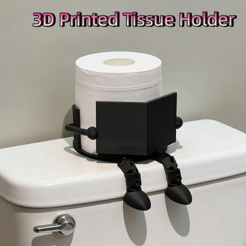Printed tissue holder - tissue,