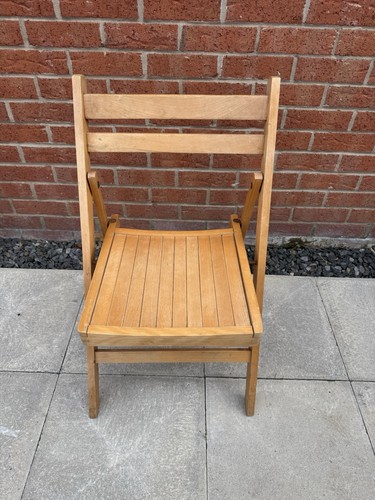 Vintage wooden folding chairs - vintage,