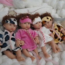 6 inch Baby Reborn Doll Lifelike Full Solid Silicone body Birthday Cute Gifts