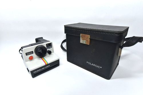 Vintage polaroid land camera - vintage,