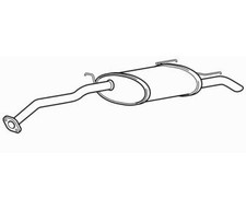 Rear Exhaust Silencer Back Box