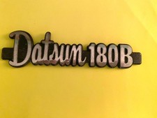 VINTAGE CAR BADGE Datsun 180B