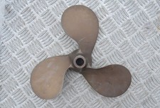 used RH right Michigan hand 12 x 10 boat prop propeller brass / bronze