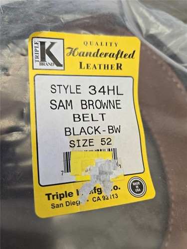 Sam browne belt size 52 - browne,