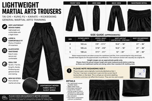 Black lightweight martial arts - black,