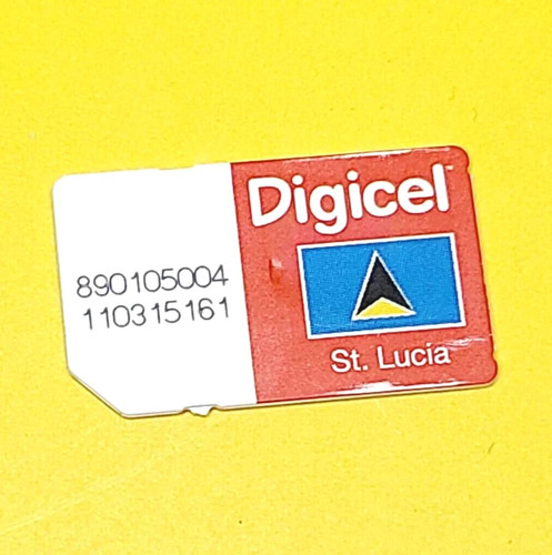 Used digicel regular sim card - sim,