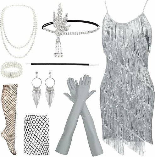 Women flapper costume 1920s - women's,