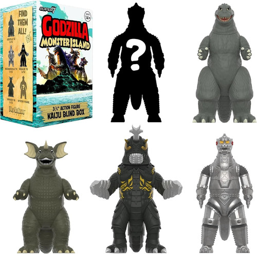 Super7 godzilla monster island - godzilla,