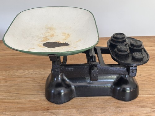 Vintage cast iron - cast, weigh