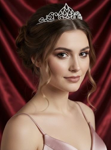 Tiara silver swarovski - tiara,