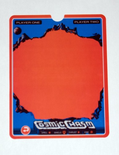 Vectrex cosmic chasm - vectrex, overlay