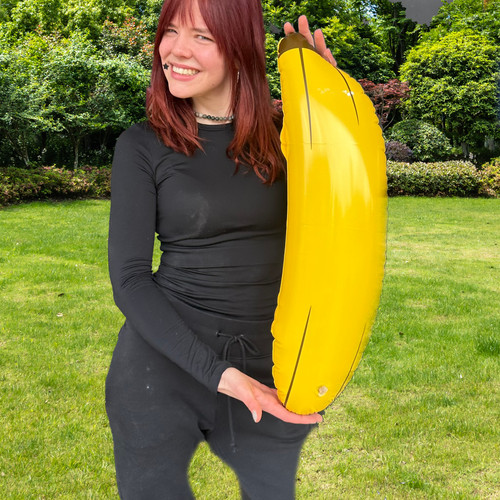 Giant inflatable banana - banana, blow