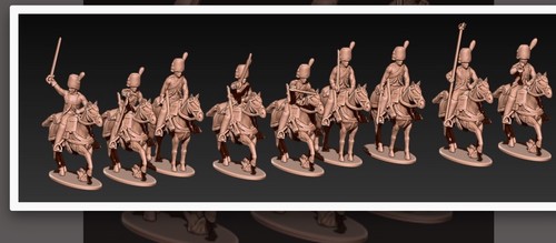 Napoleonic french guard - , horse